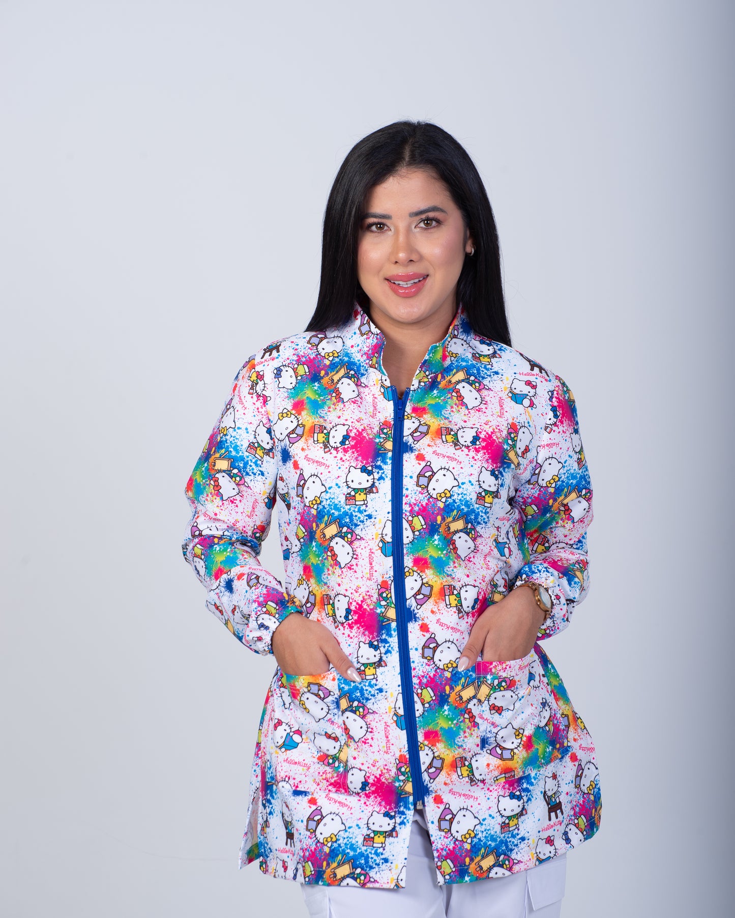 Bata Médica Kitty Pop Art