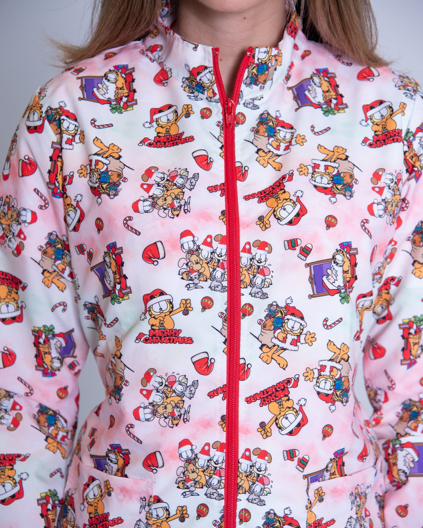 Bata médica premium antifluido holiday Dreamy Scrubs