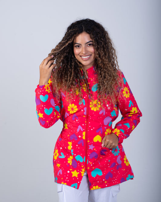 Bata médica premium antifluido diseño Oshosi Dreamy Scrubs