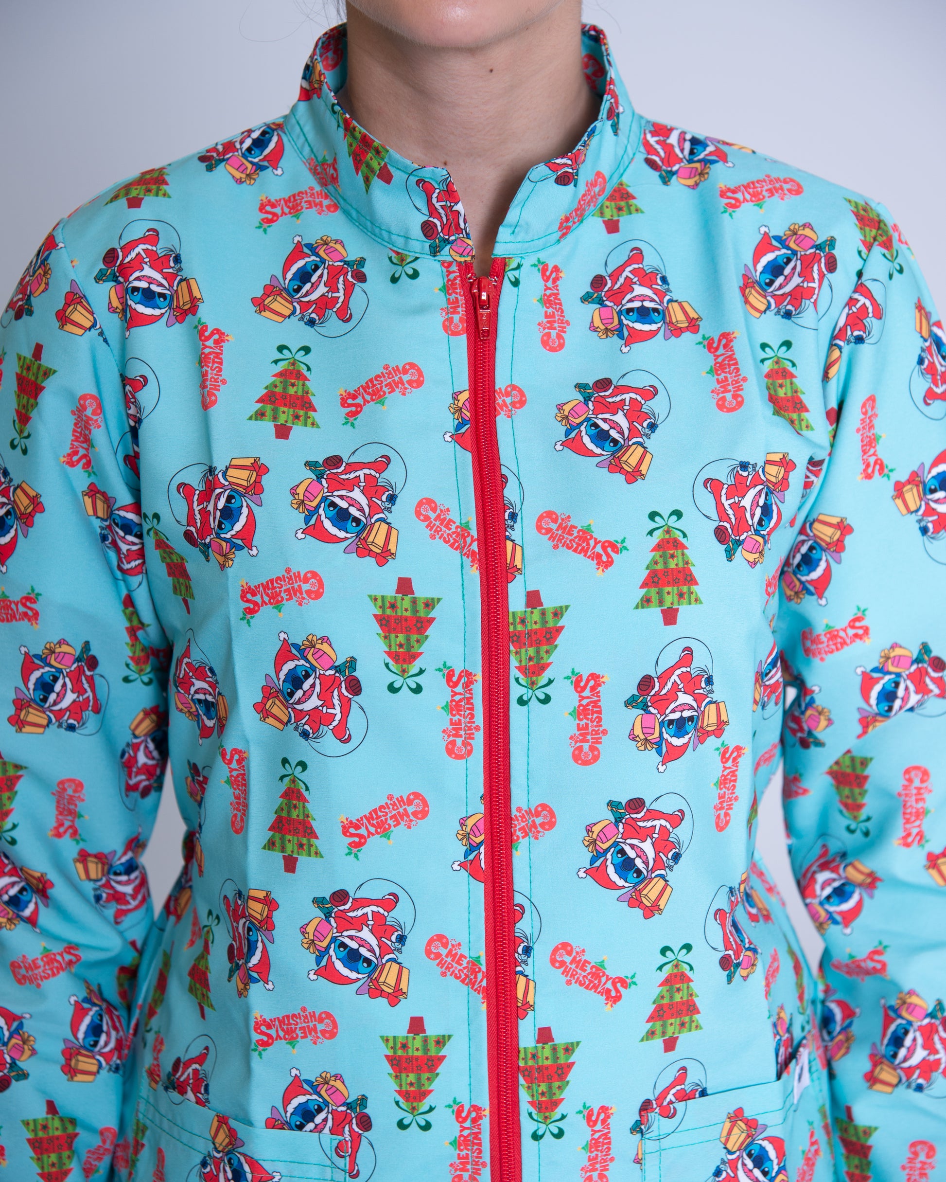 Bata médica premium antifluido holiday Dreamy Scrubs